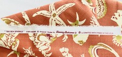 Tommy Bahama Upholstery Fabric Sea Sparkle Henna 48 x 54″ Designer Decorating