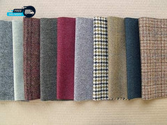 British Tweed 100% Wool Remnants Offcuts Squares Crafts 10 Pieces 9X9
