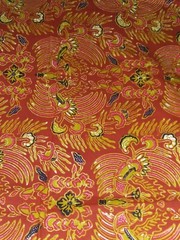 BATIK PRIMA HAND MADE in Indonesia Cotton Fabric Bright Colors 2 Yards 24″ x 41″