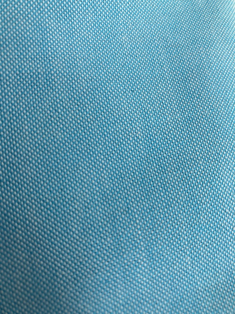 Blue Oxford Cloth Type Fabric By The Yard 44” Wide Aqua