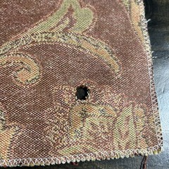 Casual Creations Vintage Upholstery Fabric Samples Brown Pattern 2 pieces 10X20