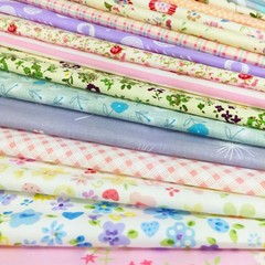 120 pcs 6×6 inches Quilting Fabric Squares 100% Cotton Precut Quilt Sewing
