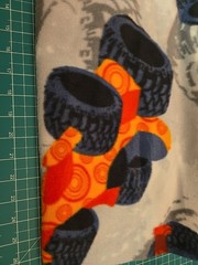 Monster Truck Race Car Fleece 1.5 Yard X 60″ PRECUT Fabric DIY Throw pillow New