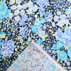 100% Cotton Flannel Fabric, Floral Printed(4 Types) – By the Yard