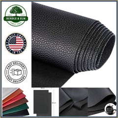Faux Leather Sheets 1 Yard Black 54″ x 36″ Soft Synthetic PU for DIY Crafts