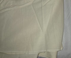 Plain Off-White Light Beige Fabric 44″ Wide and Over 700″ Long – 20 Yards+ Uncut