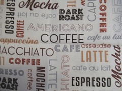 Whistler Studios Windham Fabrics Dark Roast COFFEE COTTON FABRIC 1Y2″X44″ NEW