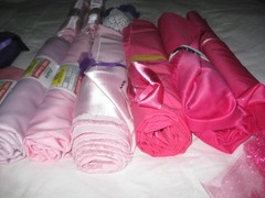 43pc LOT (26+yds – 8+lbs) 100% Poly Satin Chiffon Tulle Fabric REMNANTS – JoAnn