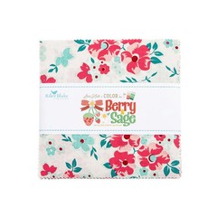 Charm Pack 5″ 42pc Riley Blake “Berry & Sage” by Lori Holt