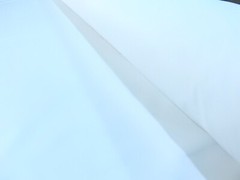SANDED WHITE POLY/COTTON 54”x 5 yds Wide drapery lining, backdrop, interfacing