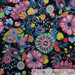 BonEful Fabric FQ Cotton Quilt Blue White Red American Flag Eagle Liberty Bell S