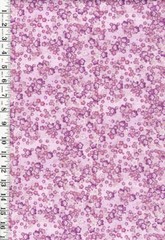 Asian – SHIZUKA – Small Floral Cherry Blossoms -FLEUR-CM3169-PINK -By Half Yard