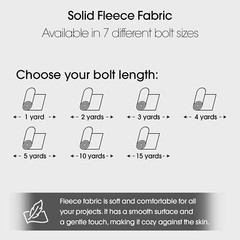 Hunter Green Solid Anti Pill Fleece Fabric – 60″ Wide – Sold by The Yard & Bolt