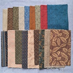 Andover Jo Morton Quilt Quilt Fabric – 1/4 Yard Cuts, Lot of 18, Over 4 Yards