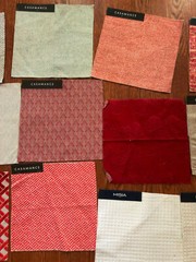 CASAMANCE 15 pc Mixed Lot 10 1/2″ Fabric Samples