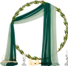 Beautifully Soft Sheer Drapes for Events – 2 Panels, 29″x236″, Machine Washable