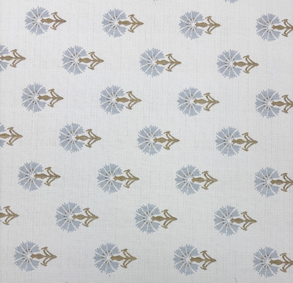 BALLARD DESIGNS MONTROSE CORNFLOWER BLUE SUNBRELLA FLORAL FABRIC BY YARD 54″W
