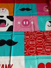 Fabric Safety First By Stacy Lest Hsu Multicolor Panel face masks