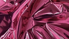 Fuchsia Chrome Mirror Glossy Upholstery Vinyl Fabric faux leather 54″ wide