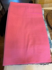 1 YD UNCUT SOLID FLANNEL FABRIC PINK COLOR PLAIN SOLID JOANN NEW COTTON