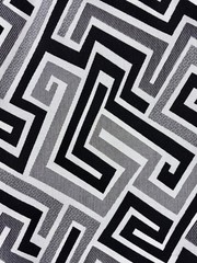 SUNBRELLA BY MILLIKEN BLACK LABERYNTH UPHOLSTERY FABRIC WATER REPELLENT 54″ WIDE