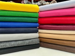 FELT FABRIC Material Craft Plain Colours Polyester 102cm Wide BROWN