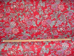 7-7/8Y Brunschwig et Fils BR-79138 Chanterac in Red Drapery Upholstery Fabric