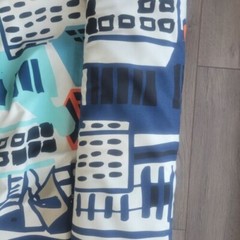 IKEA Fabric Per Yard Multicolor City Buildings GITTE IKEA Textiles – NEW