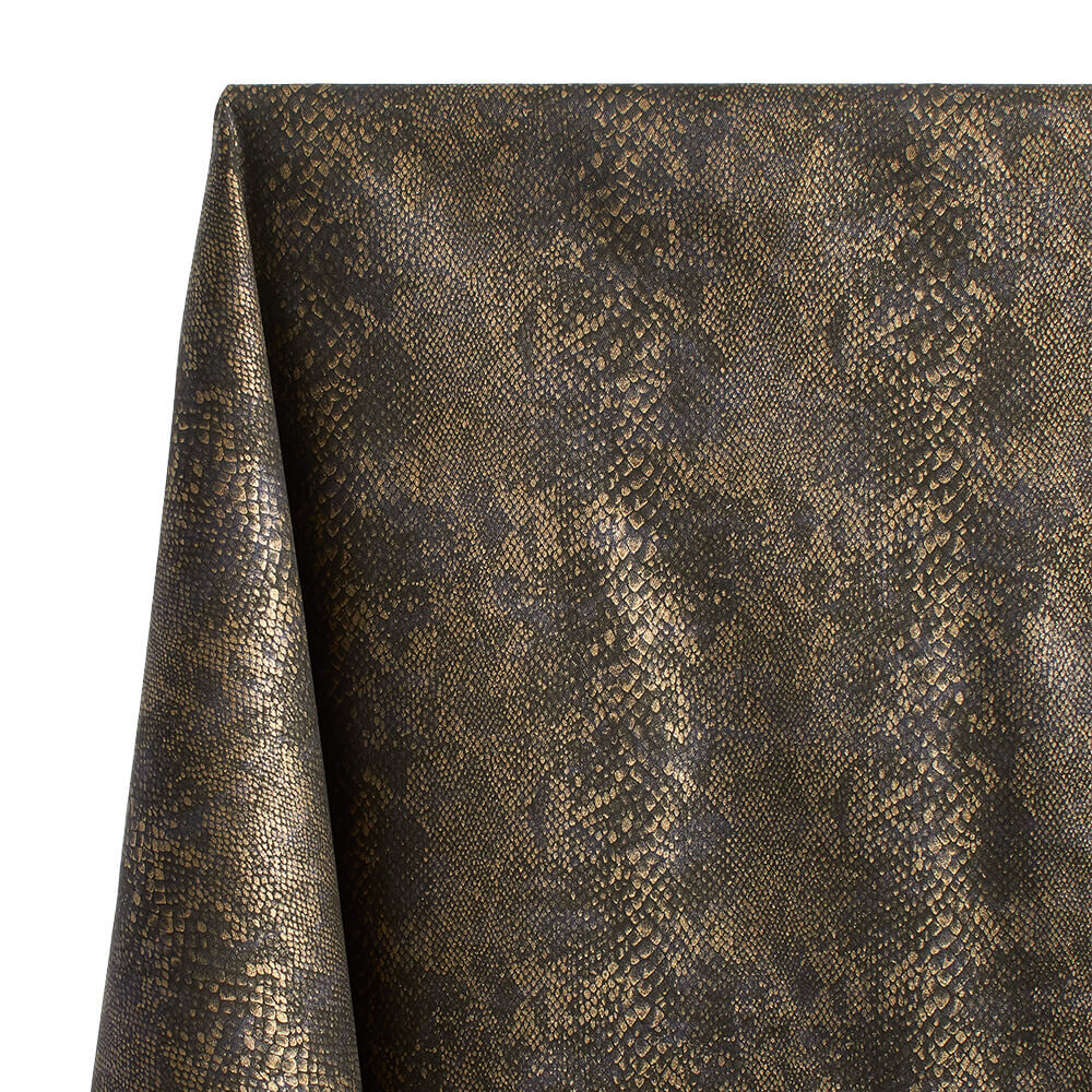 Snakeskin Print Stretch Twill Fabric – Cotton Spandex 56/57″ By The Yard