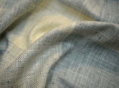 Check Please Lagoon Misty Blue Textured Buffalo Check PKaufmann Fabric