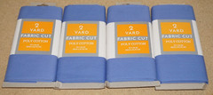 (4 Set) Two 2 Yard Pre-Cut Solid Poly Cotton Fabric – Pale Blue