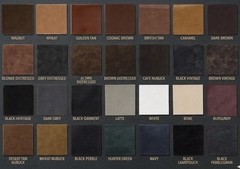 Brown PU Faux Leather 2 Yards Vegan Upholstery Sheet Nappa