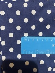 Polka Dot Print Polycotton Fabric Cotton Polyester 1 Yard x 60” Any Color
