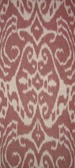 11 Yard HAND MADE UZBEK Natural SILK IKAT ADRAS FABRIC #6778