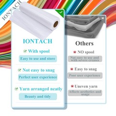 White Tulle Crystal Organza Fabric Rolls 12 Inch by 50 Yards (150 feet) Sheer…