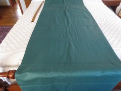 4842 Med. Wt. Home Decor GREEN Cotton/Cotton Blend FLANNEL FABRIC-62″ x 4 yds.