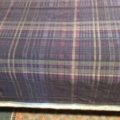 Bonded Wool Fabric 1.75 Yards X 60” Wide Heathery Plum Plaid Create Sew It
