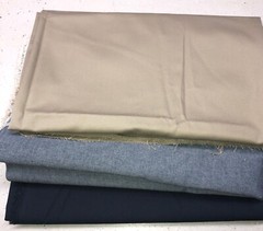 FABRIC SCRAP BY THE POUND – HALF YARD TO 1.5 YARD SIZES – 70 POUNDS