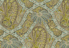 Tommy Bahama Fabric Polynesian Paisley Nutmeg Cotton Drapery Upholstery