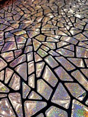 Fabric Sold By The Yard Rose Gold Iridescent Sequins On Stretch Black Velvet
