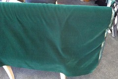 3′ Triple Plush Velvet Fabric DARK GREEN – 45″ wide Acetate/Nylon Craft Costumes