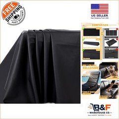 High-Quality Black Marine Vinyl Upholstery Fabric – 3 Yard Roll, UV Protected