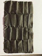 JACQUARD BROCADE FABRIC-saree blouse piece-BLACK Golden 32″X29″ banarsi