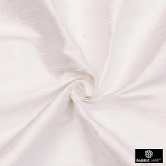Ivory 100% Pure Silk Fabric By The Yard, 41 inches width Ivory Silk Fabric