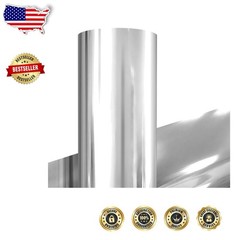 Silver Chrome Marine Vinyl 25ft x 54″ – Scratch Resistant Upholstery