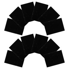20 Pcs Adhesive Flocked Fabric Self Flocking Peel and Stick Cloth