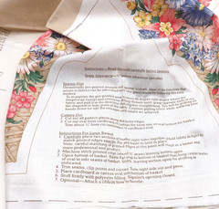 American Wildflower Basket Pillow Panel Set Fabric Cranston Print Works Flower