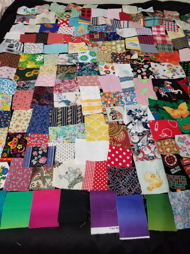 New Quilting Fabric Scraps For Quilts Scrapbooking Crafts – Lot of 30