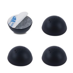 Silicone Isolation Feet 1.2″ (4 Pack) for Amplifiers & Audio Equipment, Non-Skid