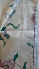 Atelier Originals 1984 Scotchgard Floral Pattern Fabric 3 Remnants